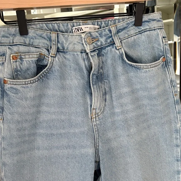 Zara denim with raw hem - Picture 4 of 6